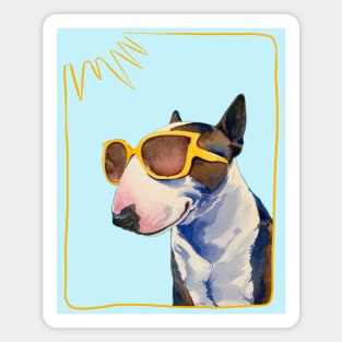 Cool Beans Bull Terrier Magnet